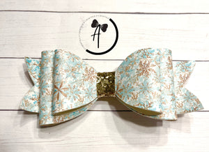 Snowflake Bow - 5inch